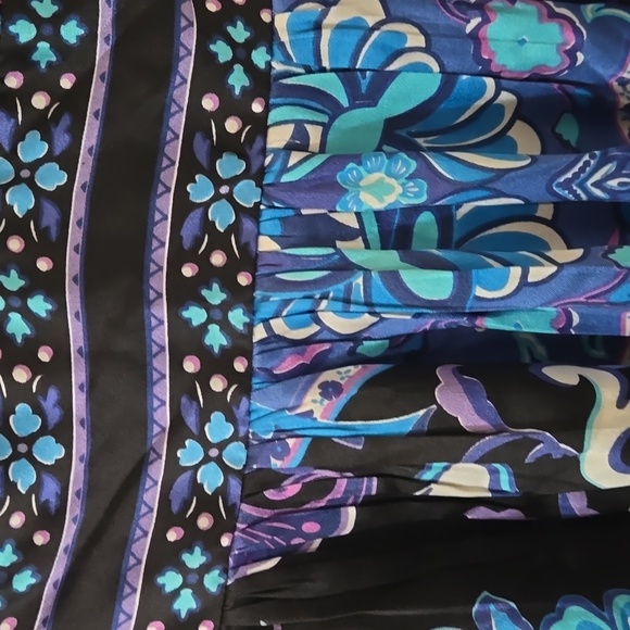 ECI Silk Floral Dress Size 8 - Picture 3 of 6